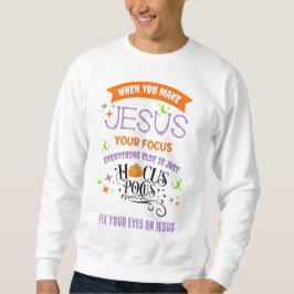 Moletom Christian Halloween FOCA NO JESUS Hocus Pocus