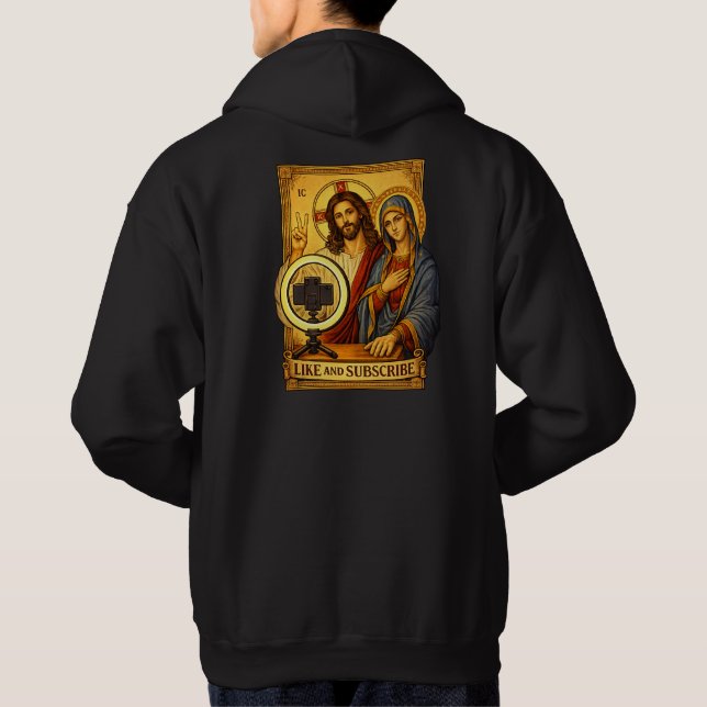 Moletom Christian Like & Subscribe Iconic Hoodie (Verso)