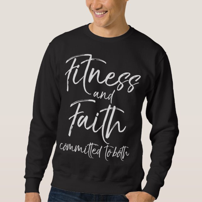 Moletom Christian Workout Cote Faith e Comissão Malhação (Frente)