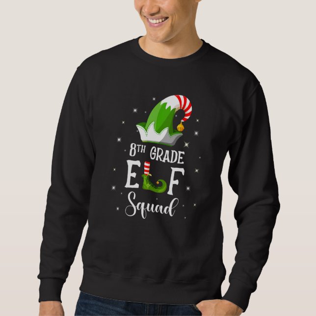 Moletom Christma do Grupo de Correspondência Familiar Elf  (Frente)