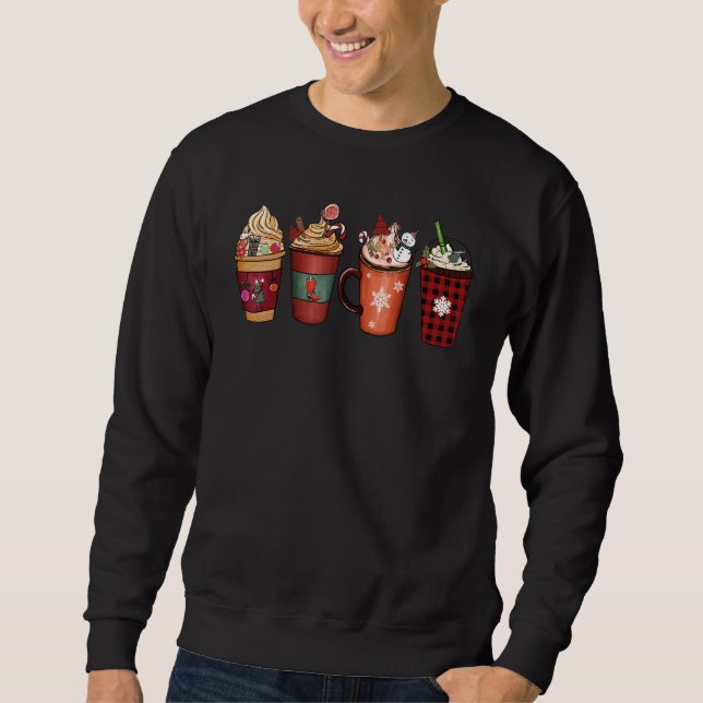 Moletom Christmas Coffee Latte Spice Matching Family Pjs P (Frente)