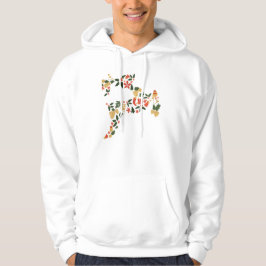 Moletom Christmas Reindeer Collage Hoodie – Festive Holida
