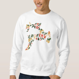 Moletom Christmas Reindeer Collage Hoodie – Festive Holida