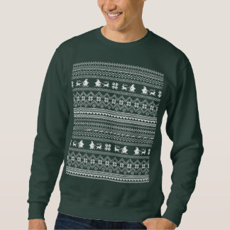 Moletom Christmas Santa Claus Sweater Pattern