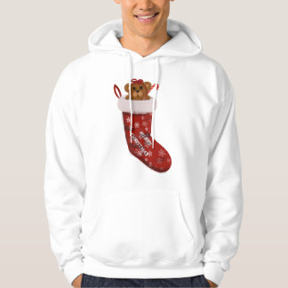 Moletom Christmas Teddy Bear Stocking