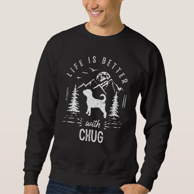 Moletom Chug Life Melhor Mãe Pai Cão (Frente)