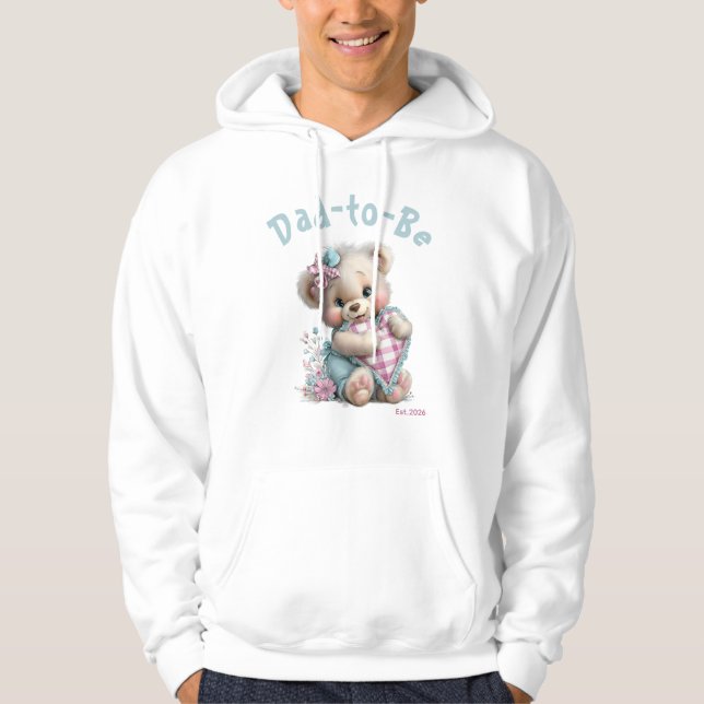 Moletom Chuva de Bebê do Ursinho de Pelúcia Masculino (Frente)