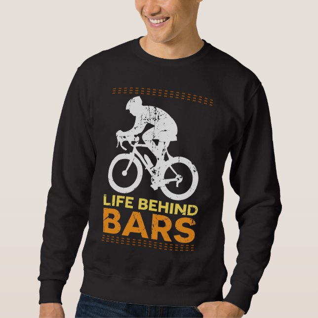 Moletom Ciclismo engraçado do ciclista dos bares da (Frente)