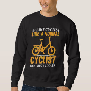 Moletom Ciclista de eBike E bicicleta Como um Ciclista Nor