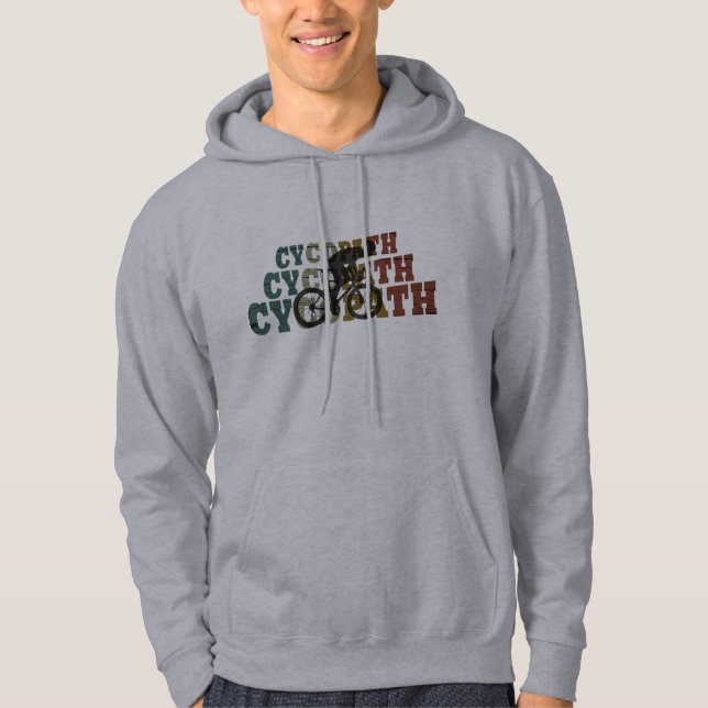 Moletom Ciclista Louco - Ciclismo de Montanha - Divertido (Frente)