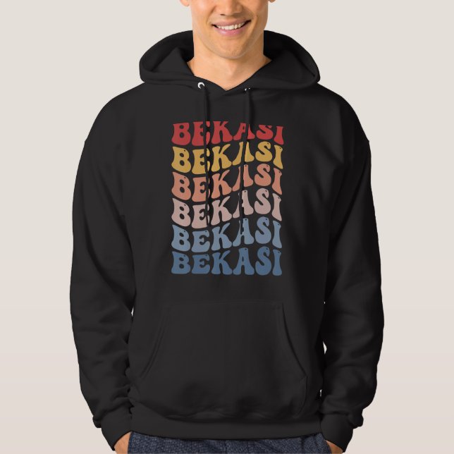 Moletom Cidade Bekasi Groovy Retro (Frente)
