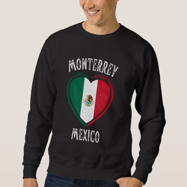Moletom Cidade de Monterrey, Bandeira do México (Frente)