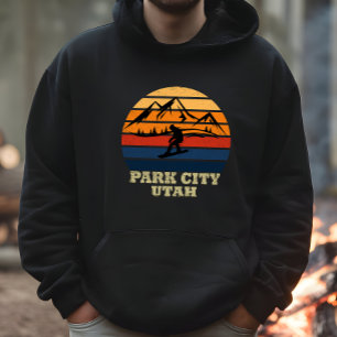 Moletom Cidade de Park, Utah, vintage
