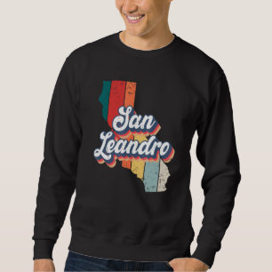Moletom Cidade de San Leandro Retro Vintage Terra Natal Ca