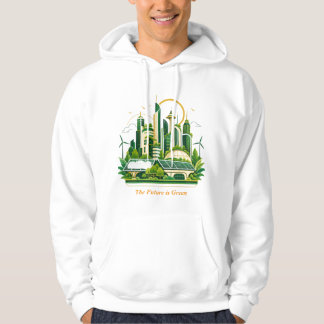 Moletom Cidade Eco Solarpunk Futuro Sustentável Energia Ve