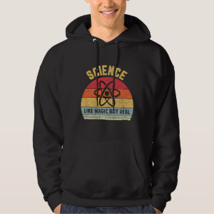 Moletom Ciência Como Magia Mas Real Engraçado Retro Ciênci
