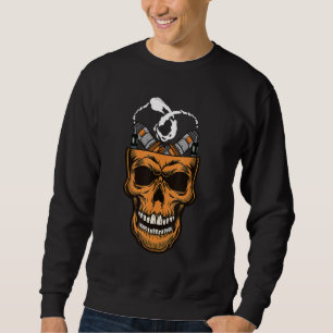 Moletom Cigarro eletrônico Gothic Skull com MODs e Tanques