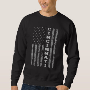 Moletom Cincinnati Ohio American Flag