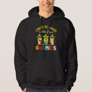 Moletom Cinco De Mayo Com Meus Gnomos Com Sombrero Taco A