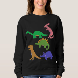 Moletom Cinco dinossauros roupa