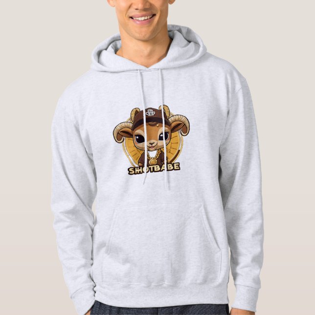 Moletom Cinza Clássica ShotBaeB (Frente)