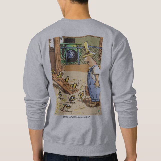 Moletom Cinza do Biker (Verso)