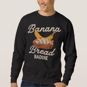 Moletom Citação de Meme Divertido de Assar Bolo de Banana