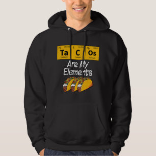 Moletom Citação engraçada de meme de química Taco Tabela p