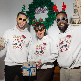 Moletom Citação engraçada de Natal Hoodie