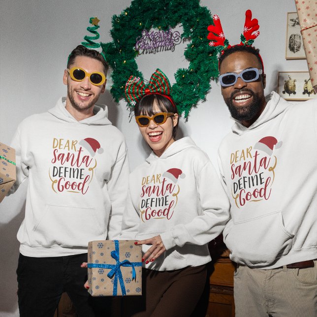 Moletom Citação engraçada de Natal Hoodie (Christmas funny quote Hoodie)