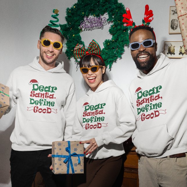 Moletom Citação engraçada de Natal Hoodie (Christmas funny quote Hoodie)