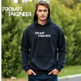 Moletom Citação minimalista de engenheiro de prompt