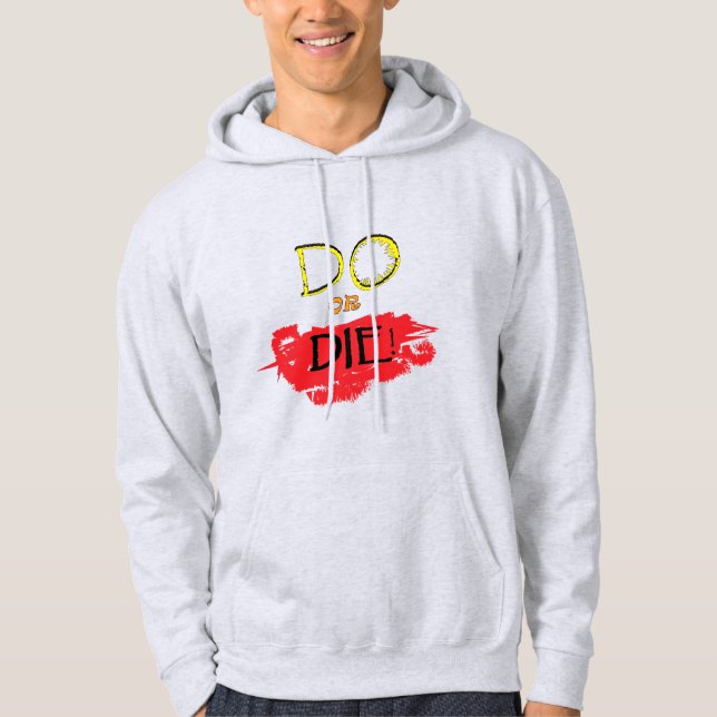 Moletom Citação Motivacional  Hodi  (Frente)