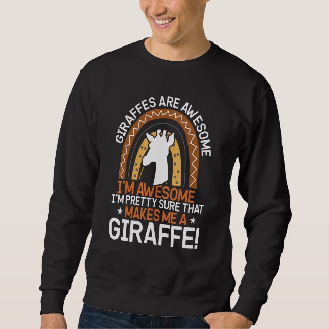 Moletom Citações de Animais Girafa (Frente)