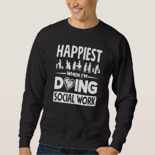 Moletom Citações de Apreciação de Assistente Social