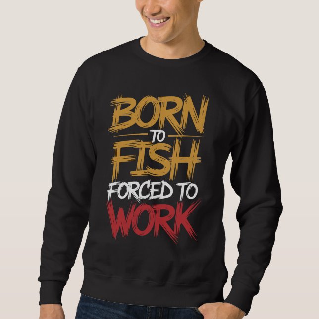 Moletom Citações Engraçadas de Pesca (Frente)