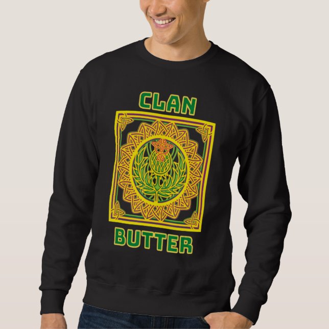 Moletom Clan Butter Scottish Celtic Thistle (Frente)
