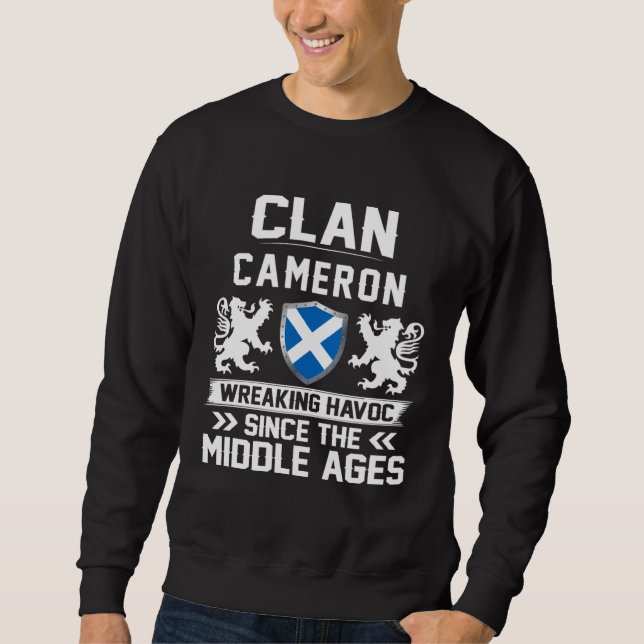 Moletom Clan CAMERON scottish family scotland mothers day  (Frente)