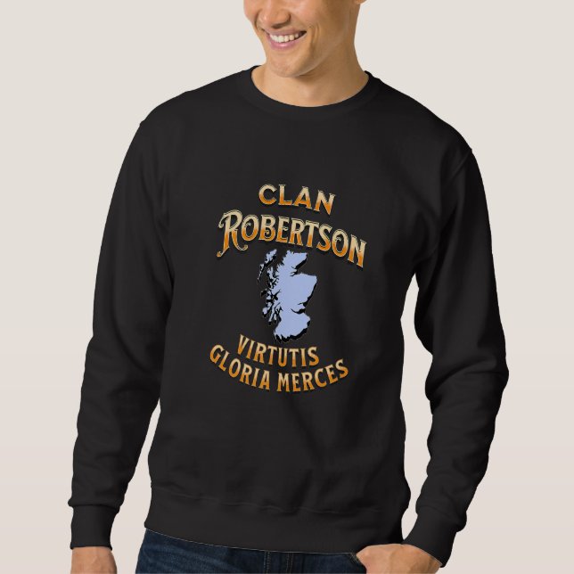 Moletom Clan Robertson Scottish Motto Crest (Frente)