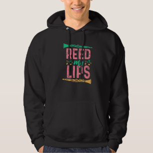 Moletom Clarinet Reed Minhas Lábios Para Mulheres E Menina
