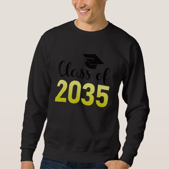 Moletom Classe De 2035 Cresce Com Mim As Mãos De Mão (Frente)