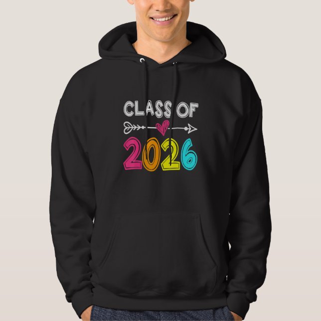 Moletom Classe Do Mais velho 2026 2026 Cresce Com O Meu Fo (Frente)