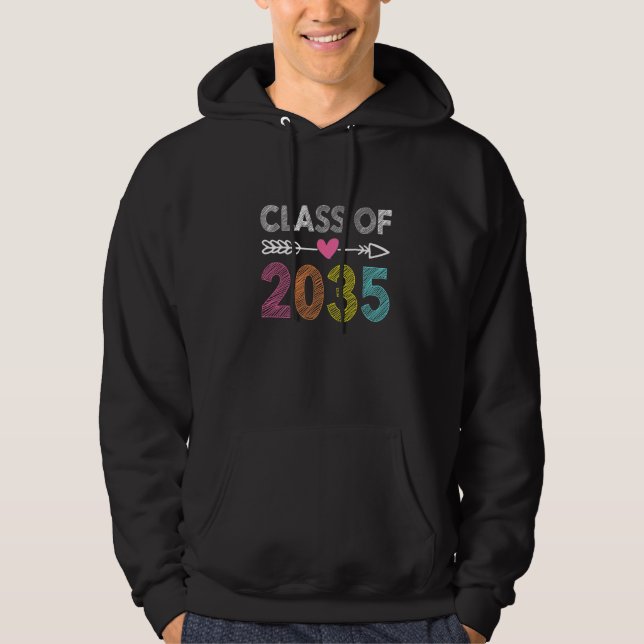 Moletom Classe Do Mais velho 2035 2035 Cresce Comigo Gradu (Frente)