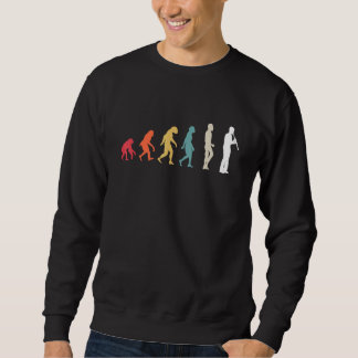 Moletom Clássica Da Vintagem Do Clarinet Player Em Evoluçã