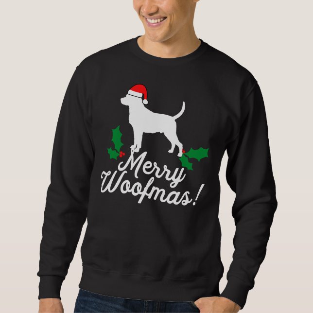 Moletom Clássico de Natal do Rottweiler (Frente)