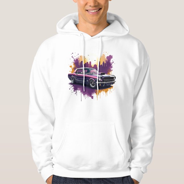 Moletom Clássico Mustang Muscle Car T-Shirt (Frente)