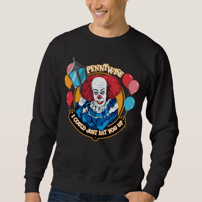 Moletom Clássico Pennywise - Eu Posso Simplesmente Te Come (Frente)