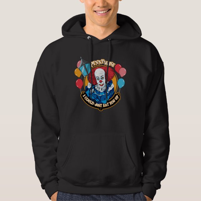 Moletom Clássico Pennywise - Eu Posso Simplesmente Te Come (Frente)