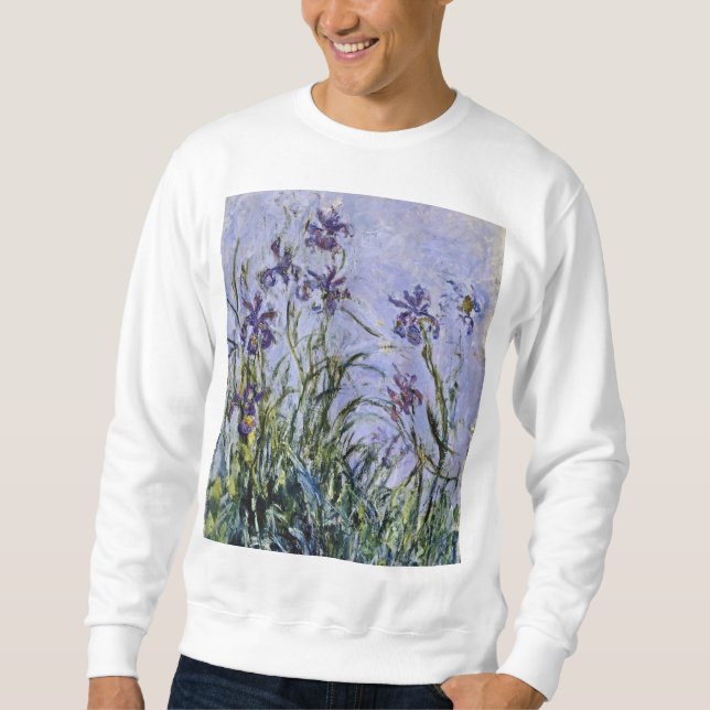 Moletom Claude Monet - Iris Mauves (Frente)