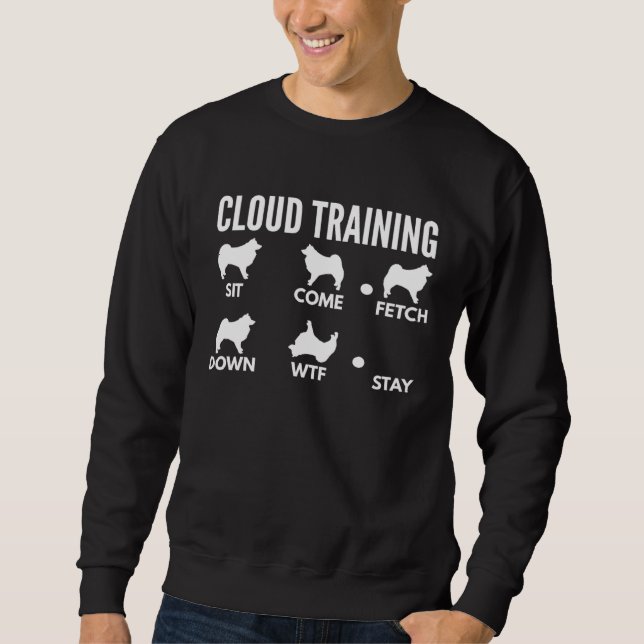 Moletom Cloud Training for American Eskimo Dog Owners (Frente)